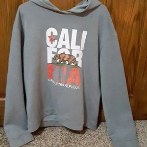 Gray California Republic Mens Hoodie